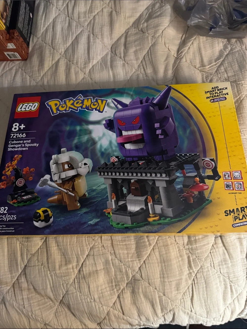 LEGO Pokémon Cubone and Gengar Spooky Showdown - Purple, Gray, Black, Yellow